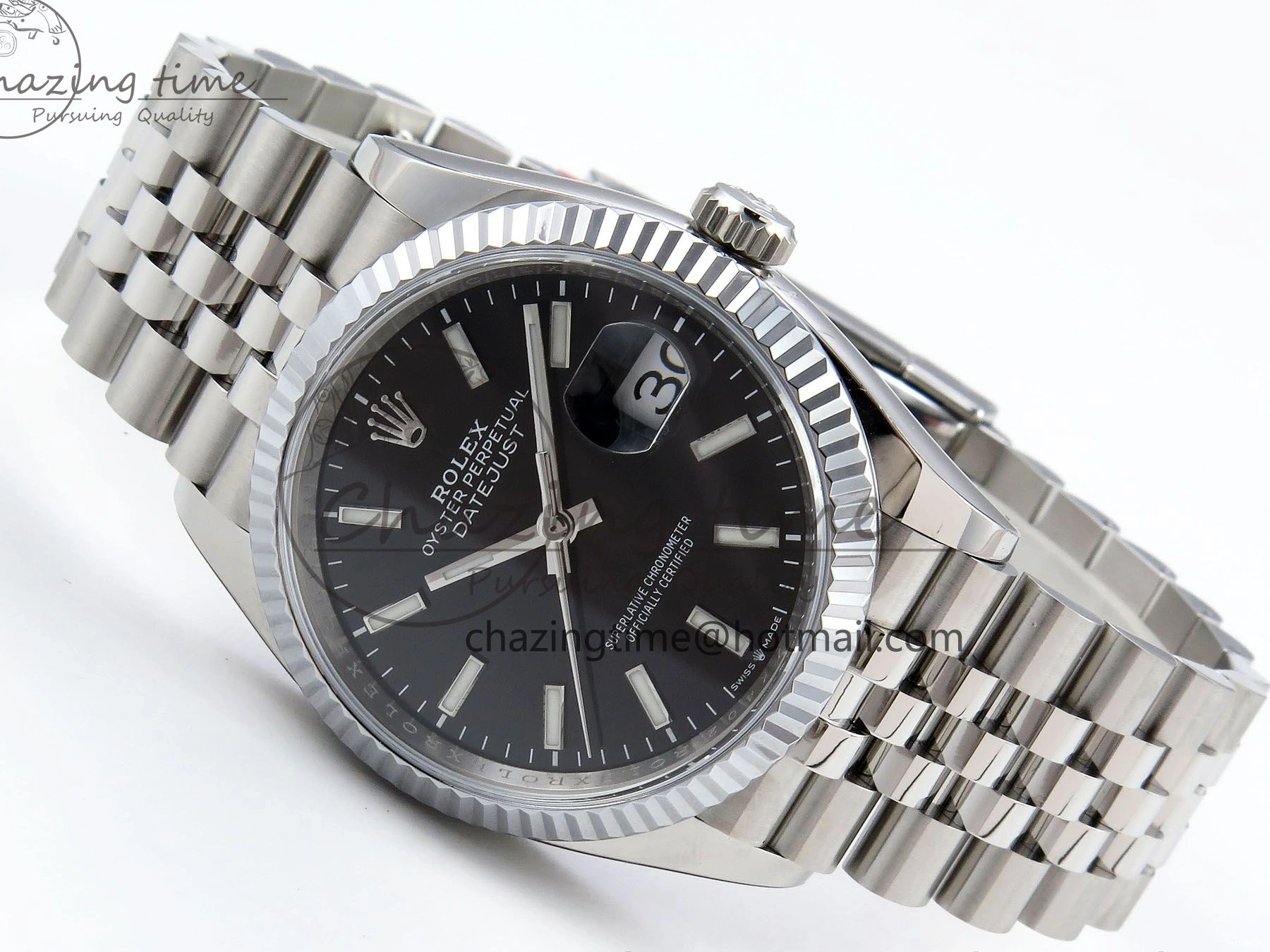 0101 Datejust 36mm 126234 904L Steel HGF 1:1 Best Edition Black Dial on SS Bracelet VR Sophisticated 1483